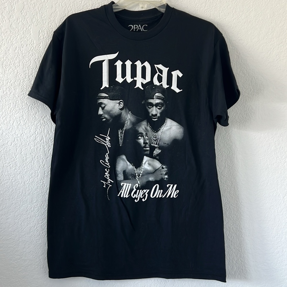 NWOT Tupac‎ "All Eyez on Me" Tee 100% Cotton Streetwear Casual Urban Hip-Hop